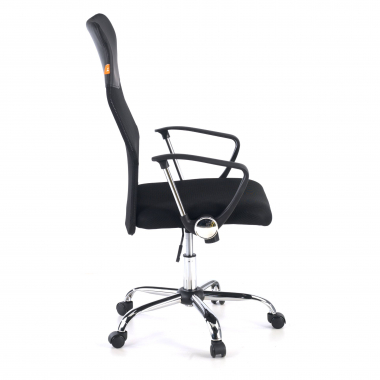 chaise de bureau noir nova maille accoudoirs fixes 4
