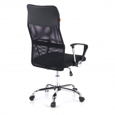 chaise de bureau noir nova maille accoudoirs fixes 7
