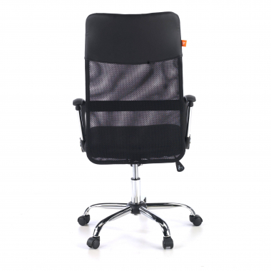 chaise de bureau noir nova maille accoudoirs fixes 6