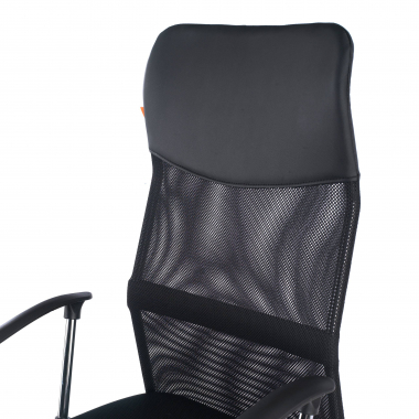 chaise de bureau noir nova maille accoudoirs fixes 8