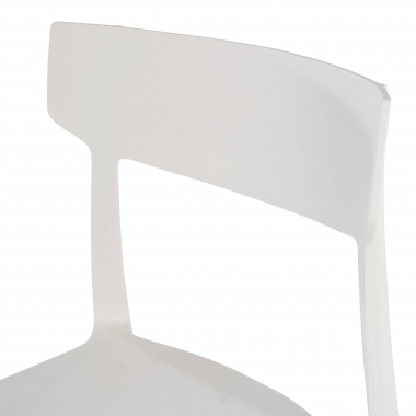 chaise de conference blanc samba plastique sans accoudoirs 4