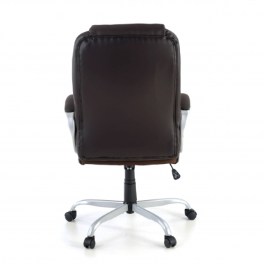 fauteuil de bureau marron baltimore simil cuir accoudoirs rembourres 9