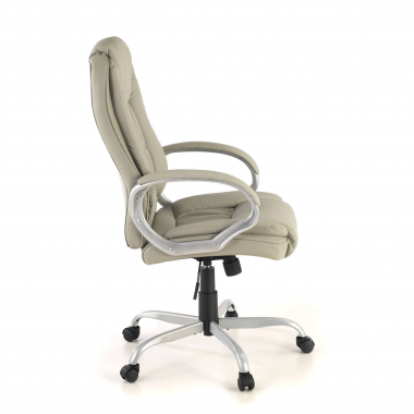 fauteuil de bureau gris baltimore simil cuir accoudoirs rembourres 7