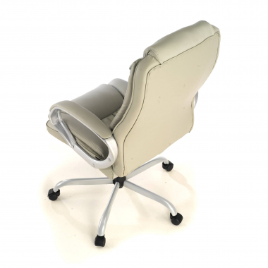 fauteuil de bureau gris baltimore simil cuir accoudoirs rembourres 8