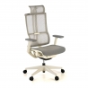 Chaise Ergonomique avec Appuie-tête Enjoy white, Mécanisme Synchro