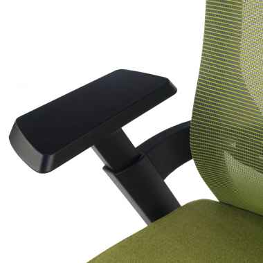 chaise ergonomique vert wagner maille accoudoirs reglables 3d soutien lombaire 7