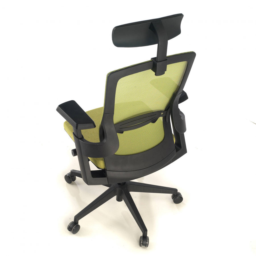 Chaise Ergonomique, avec appuie-tête, accoudoirs 3D