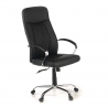 Fauteuil de Bureau Belfast, accoudoirs aluminium, éco-cuir