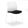 Chaise de Conference Swing, empilable, siège rembourré