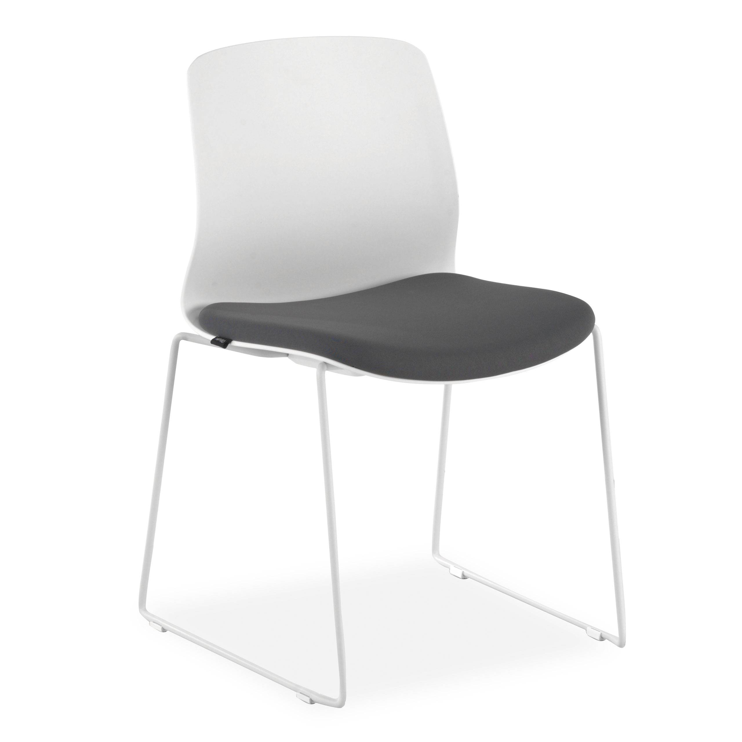 Chaise de Conference Swing, empilable, siège rembourré