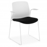 Chaise de Conference Swing, empilable, siège rembourré