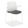 Chaise de Conference Swing, empilable, siège rembourré