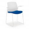 Chaise de Conference Swing, empilable, siège rembourré