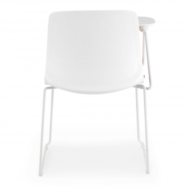 chaise avec tablette blanc rouge chaise avec tablette d ecriture tissu sans accoudoirs 8