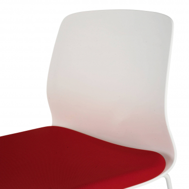 tabouret de bureau rouge tabouret de bureau tissu sans accoudoirs 6