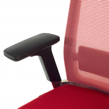 chaise de bureau rouge avec appui tete maille accoudoirs reglables 3d soutien lombaire appui tete 6