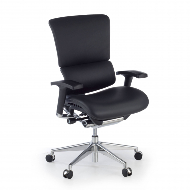 Fauteuil Ergonomique Erghos4, Cuir véritable, modèle premium