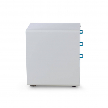caisson de bureau blanc bleu zole 7