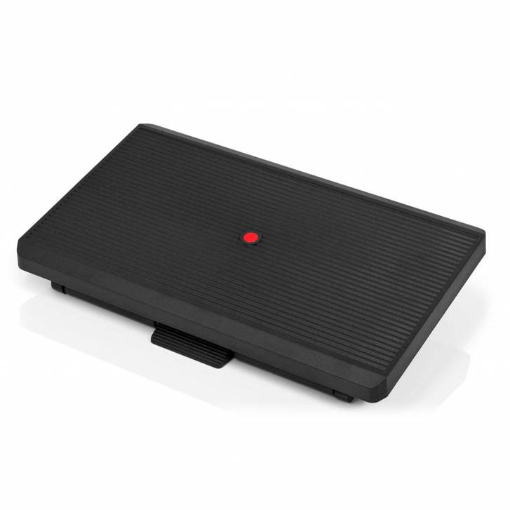 Repose-Pieds SpeaKa Professional Avec Fonction Stepper – Ergonomique, Pédales Mobiles, Noir, 420 X 185 X 346 Mm, Idéal Bureau