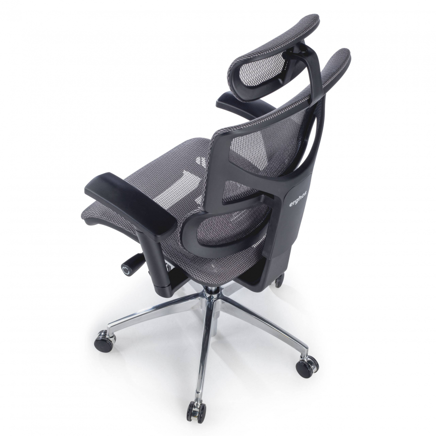 Chaise de direction ergonomique Erghos1, modèle premium avec appui-tête