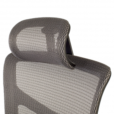 chaise ergonomique gris next2 avec appui tete maille accoudoirs reglables 4d soutien lombaire appui tete 8