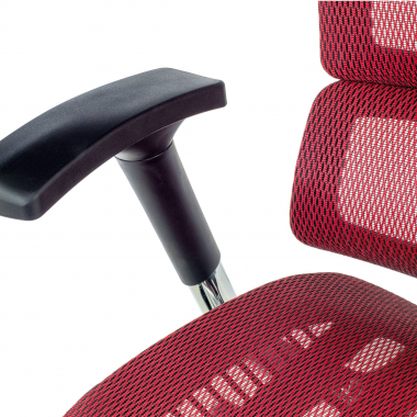 chaise ergonomique rouge next2 avec appui tete maille accoudoirs reglables 4d soutien lombaire appui tete 6