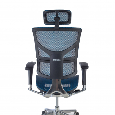 chaise ergonomique bleu next2 avec appui tete maille accoudoirs reglables 4d soutien lombaire appui tete 6