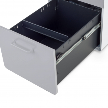 caisson de bureau blanc gris zole 7