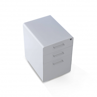 caisson de bureau blanc gris zole 8
