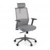 Chaise de bureau professionnelle Five rouge, entièrement réglable, avec coussin lombaire