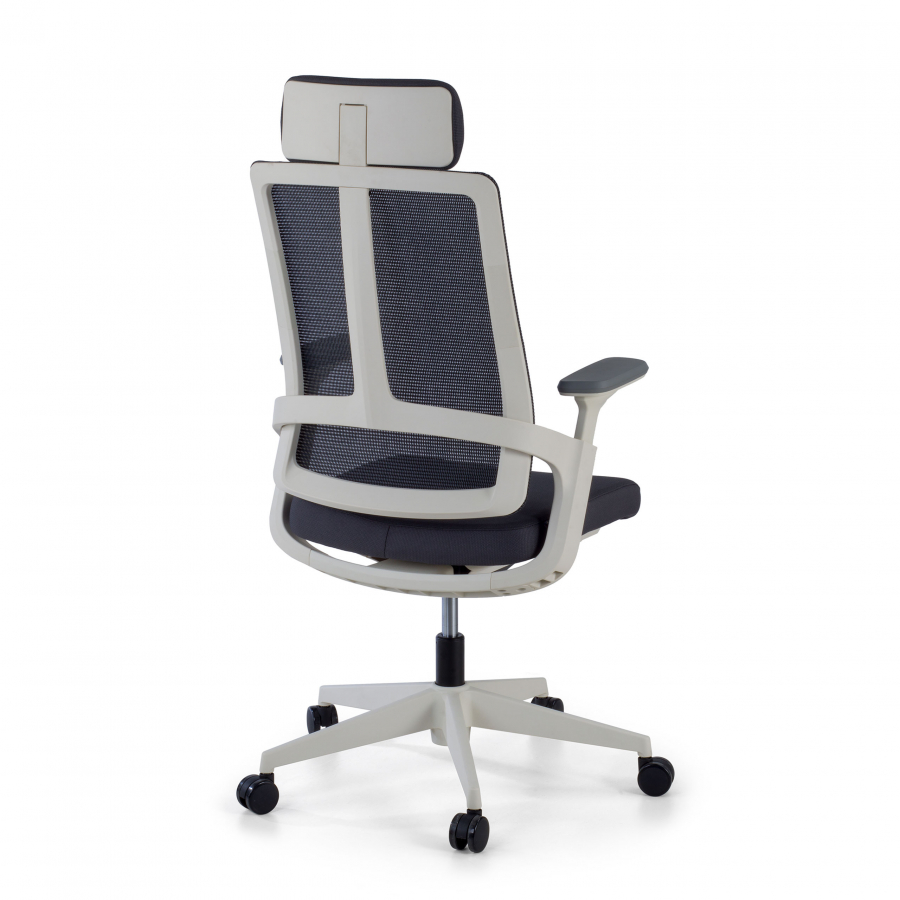 Chaise de Bureau Ergonomique Team white, Excellente Qualité