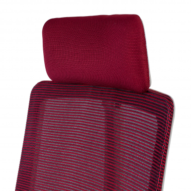 chaise de bureau pas cher blanc rouge structure blanche maille accoudoirs reglables 4d soutien lombaire appui tete 12
