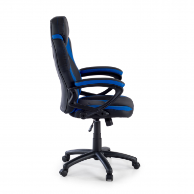 chaise gaming bleu drift simil cuir accoudoirs fixes 4