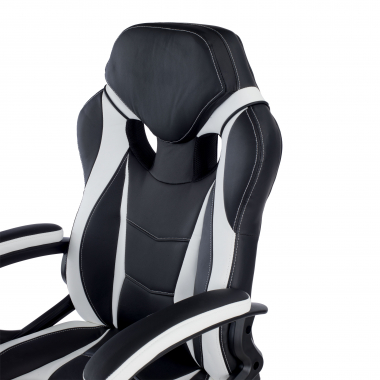chaise gaming blanc drift simil cuir accoudoirs fixes 5