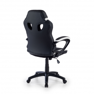 chaise gaming blanc drift simil cuir accoudoirs fixes 8