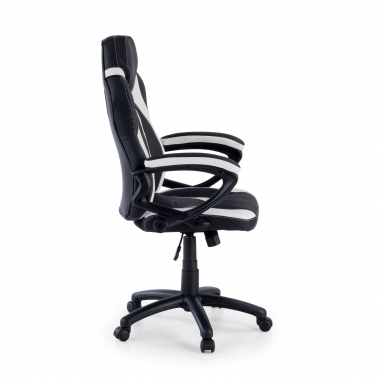 chaise gaming blanc drift simil cuir accoudoirs fixes 4