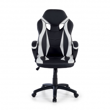 chaise gaming blanc drift simil cuir accoudoirs fixes 3