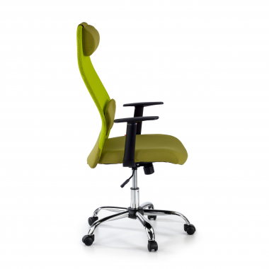 chaise de bureau vert sigma maille accoudoirs fixes appui tete 4