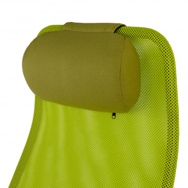 chaise de bureau vert sigma maille accoudoirs fixes appui tete 8