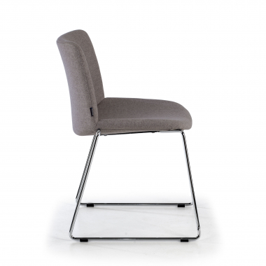 chaise de conference gris sans bras tissu accoudoirs fixes 4