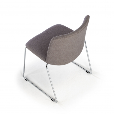 chaise de conference gris sans bras tissu accoudoirs fixes 10
