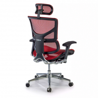 chaise ergonomique rouge next2 avec appui tete maille accoudoirs reglables 4d soutien lombaire appui tete 5