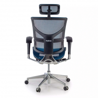 chaise ergonomique bleu next1 avec repose tete maille accoudoirs reglables 4d soutien lombaire appui tete 7