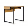 Bureau Philadelphia en bois et acier, design compact