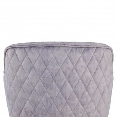 chaise pivotante gris watson tissu sans accoudoirs 9