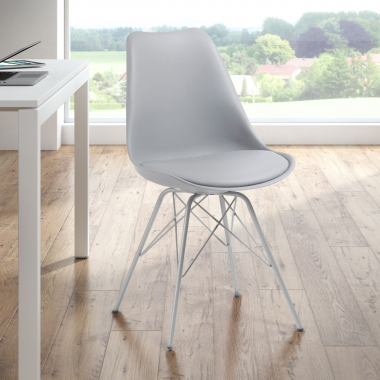 chaise de conference gris chaise pietement metallique plastique sans accoudoirs 2