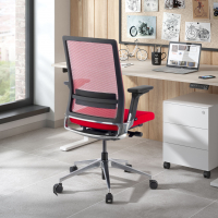 Chaise de Bureau Global, mécanisme synchronisé, 360º, en maille