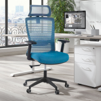 Chaise pour Ordinateur Tesla, en maille, avec appui-tête et soutien lombaire