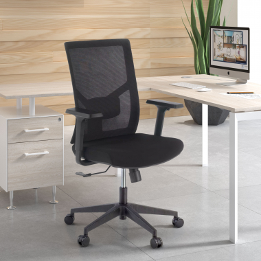 Chaise de Bureau Ergonomique Verdi, accoudoirs ajustables, soutien lombaire