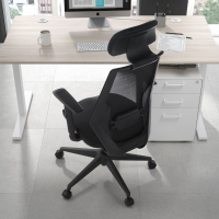 Chaise pour Ordinateur Ergonomique Belinda, dossier haut